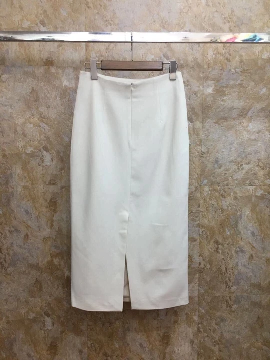 The new autumn and winter women's wild simple split skirt 1011