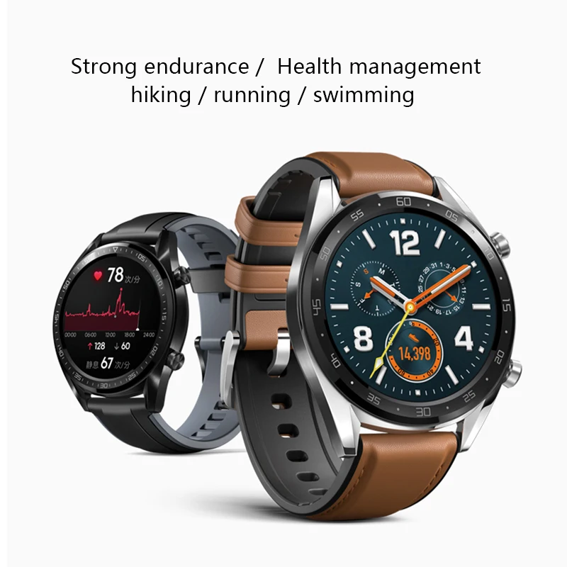  HUAWEI Smart Uhr GT Wasserdicht Herz Rate Tracker Unterstützung NFC GPS Mann Sport Tracker SmartWat