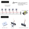 10pcs 1W DC12V IP65 Mini LED Spot light Thumb Spotlight Lamp Cabinet Ambient Lighting 5