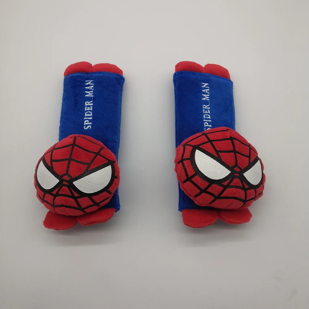 A Pair cute Cartoon Car Sefety Seat Belt cover Child isofix Seat belt Shoulder Pads Protection Plush Padding Auto interior - Название цвета: 8