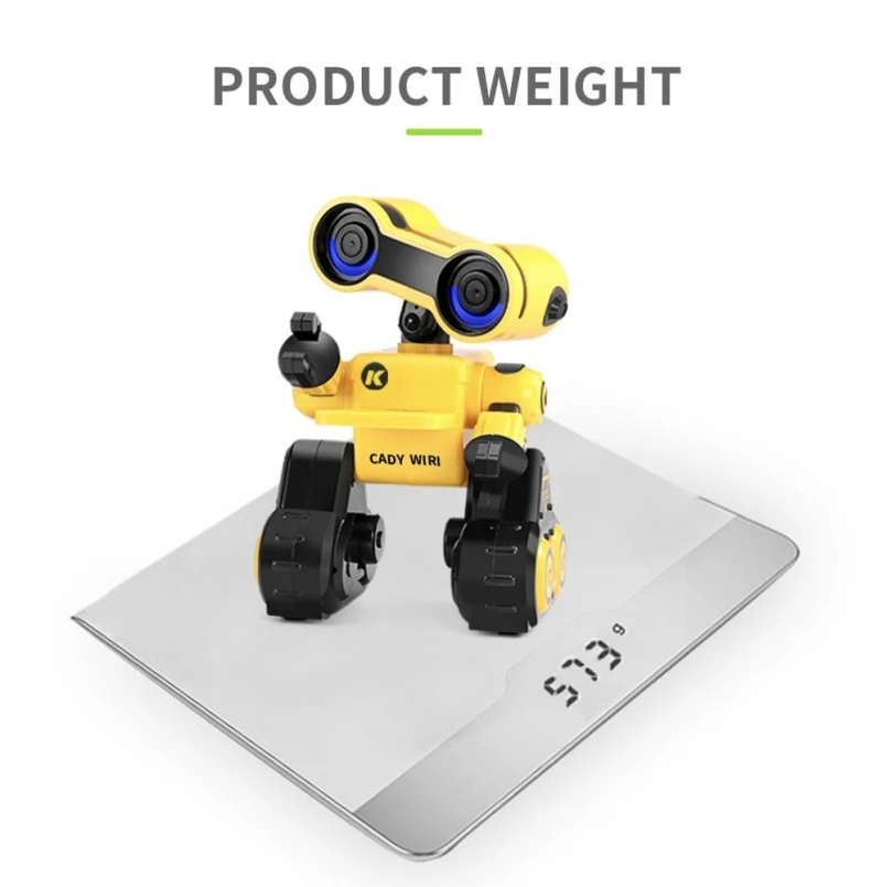Intelligent Wireless Control Touch Induction RC Robot Model 2.4G Recording Programming Interaction Dancing Delivery Robot Toy 5