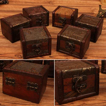 

18 Types European Retro Style Wooden Jewelry Box Beautifully Gift Storage Case Home Art Craft Decoration Organizer Casket Chest