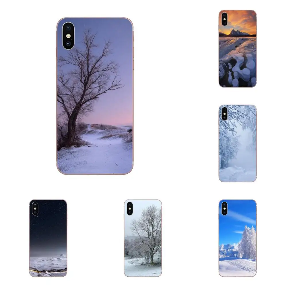 For Huawei Honor 5C 5X 6A 6X 7 7A 7X 8 8A 8S 8X 9 10 30 Lite Pro Y6 II Y7 Y9 Prime 2019 Nice Phone Cases Winter Landscape Nature | Мобильные