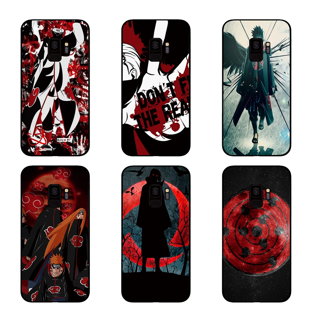 Ботинки в стиле аниме «Naruto Akatsuki Coque чехол для телефона для samsung Galaxy A6 A8 плюс A7 A9 A5 18 J530 J7 J8