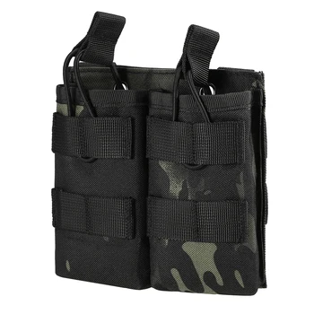 

Tactical Molle Mag Pouch Double Magazine Pouch Molle Mag Carrier Holder Holster for M4 Magazine Molle Webbing Vest Backpack