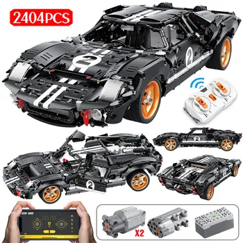 

2404pcs City Creator APP RC /non-RC Car Sports Vehicle Building Blocks Technic Racing Car Remote Control Bricks Toys for Boys