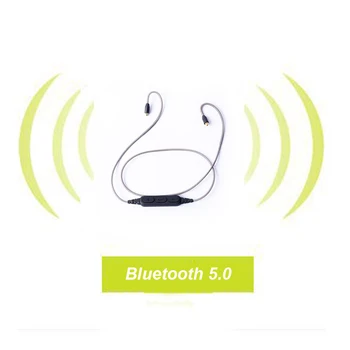 

Neckband Bluetooth 5.0 upgrade cable MMCX silver plated MIC For Shure/Westone/UE/UM PRO/AM PRO/XBA/AUDIOSENSE mmcx cable