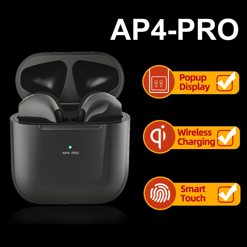 

New AP4 Pro mini TWS In ear Blutooth Earphone Mini Wireless Headset Stereo Earbuds Elari PK I500 i9000 I90000 tws Air 3 pro