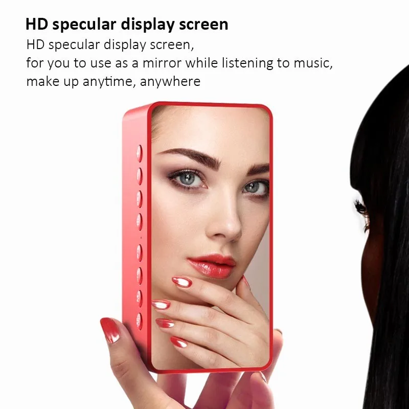 Портативный Bluetooth Сабвуфер беспроводной стерео динамик поддерживает TF карту aux