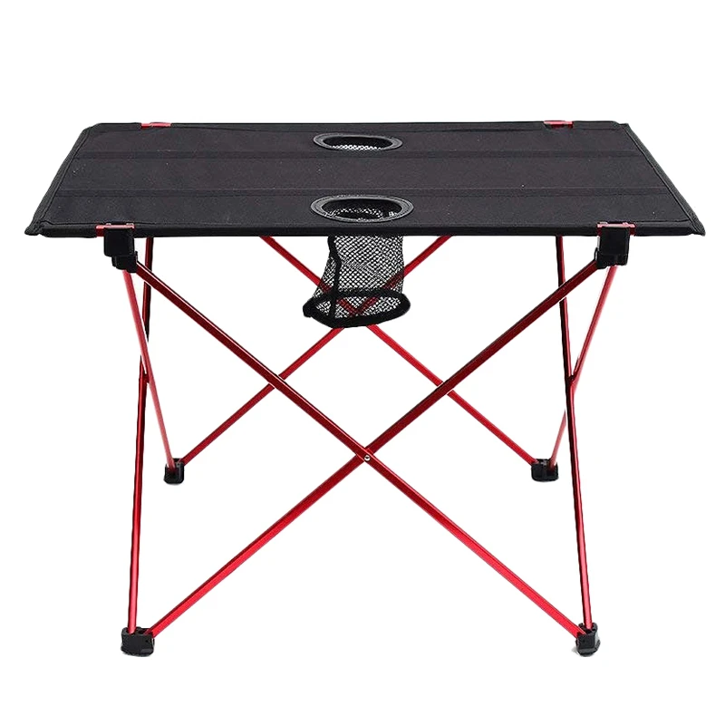 

Lightweight Folding Table With Cup Holders Outdoor Camping Folding Table
