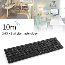 2,4G Беспроводная клавиатура и мышь комплект беспроводная оптическая мышь 1600 точек/дюйм Клавиатура Набор для ноутбука PC SP99