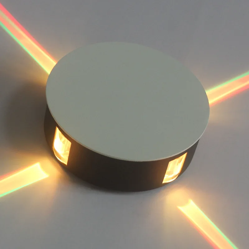 Светодиодный настенный RGB светильник для крыльца современное утопленное бра 9