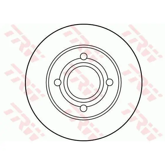 Диск тормозной AUDI 80/90 1.8-2.8 quattro 82-94 задний D=245мм. | Автомобили и - Цена: 