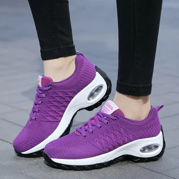 

Women's Tennis Shoes autumn air cushion Sneakers Athletic Woman Sport Shoes Ladies Walking Shoes Light Outdoor Zapatillas Mujer