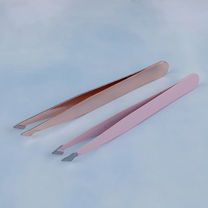 1x New Professional Stainless Steel Eyebrow Tweezers Face Hair Removal Cosmetic Beauty Makeup Tool Eye Brow Trimmer Eyelash Clip | Красота и
