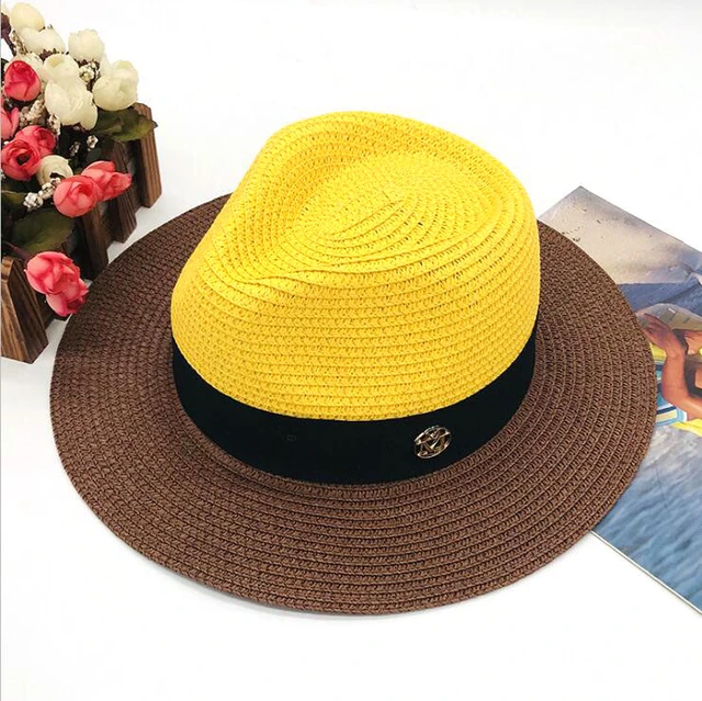 2024 Summer hats multicolour patchwork fedora hat men sun hats hats for  women sun hats women popular cool nice women's hat