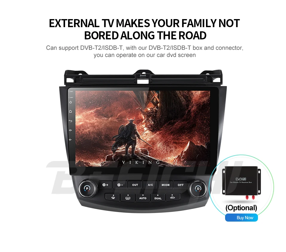 Perfect android 9.0 car dvd gps player for honda Honda Accord 7 2003-2007 with radio gps navigation support mirror link steering wheel 13