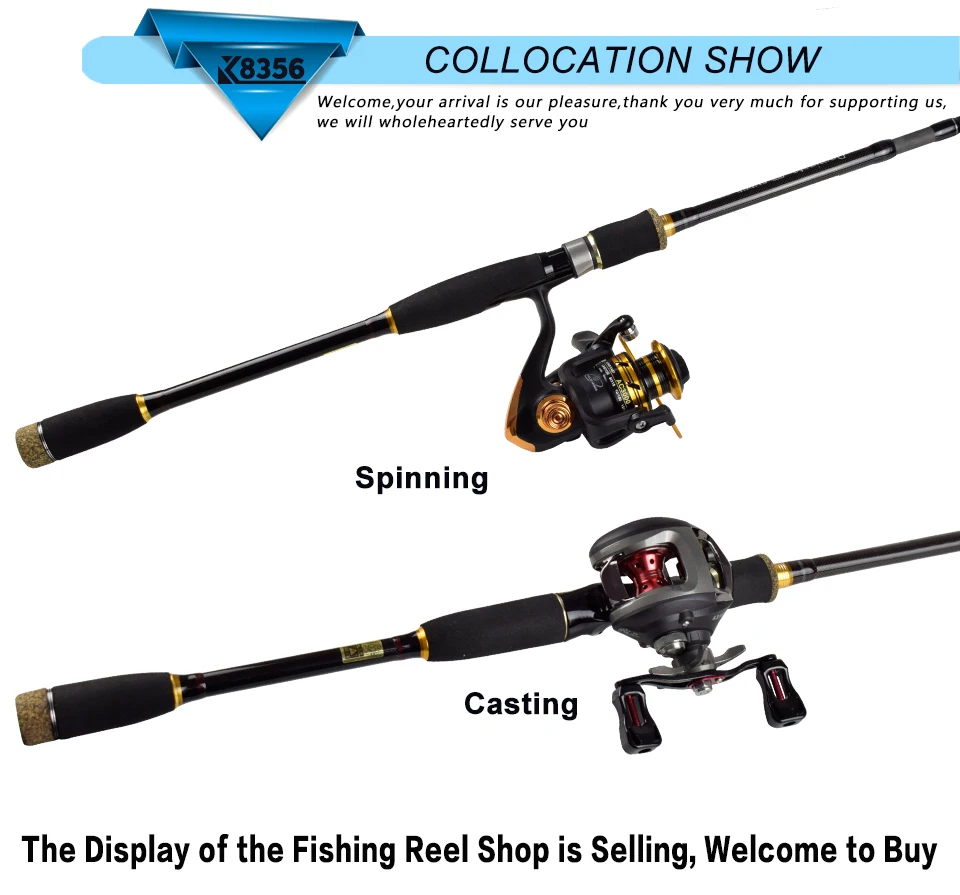 K8356 99%Carbon Lure Rod 4 Section CastingSpinning Fishing Rod 1.8 2.1 2.4 2.7 3.0m Travel Stitching Saltwater Pole Fish Tools(20)