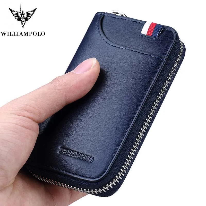 

Fashion Metal Car Keychain Credit Card Holder Small Wallets Key Organizer