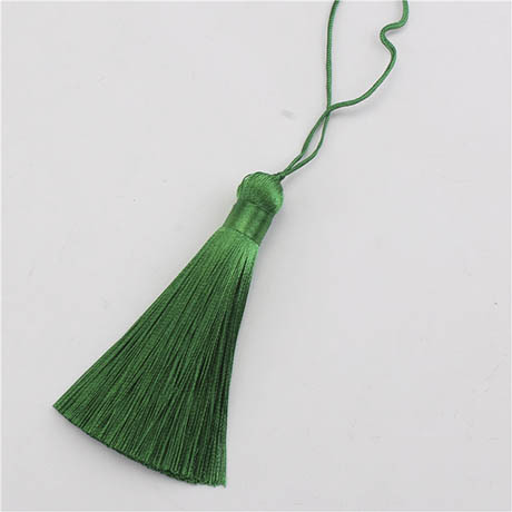 8cm Silk Tassel Pendant Accessories for Jewelry Making Satin Tassel Fringe Trim DIY Earrings Handmade Crafts Findings