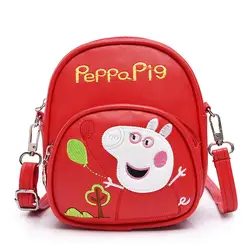 Peppa Pig Джордж свинка рюкзак Джордж Аниме Фигурка школьная сумка модный открытый кукольный рюкзак детский подарок рождественские подарки