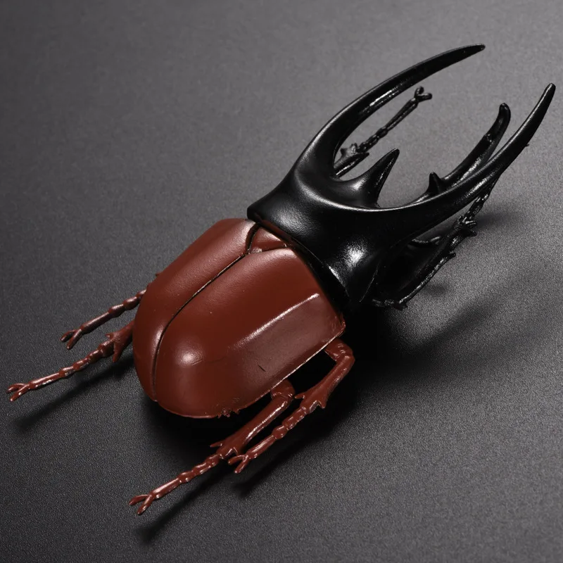 Приграничная модель игрушка-жук Единорог червь Жук модель игрушка мир насекомых детские развивающие игрушки трюк
