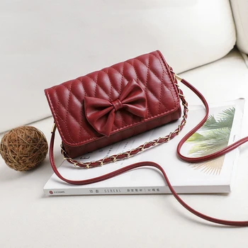 

2020 Luxury PU Handbags Purse Women Diamond Lattice Bow Designer Messenger Bags Female Small Chain Crossbody Shoulder Bolsas