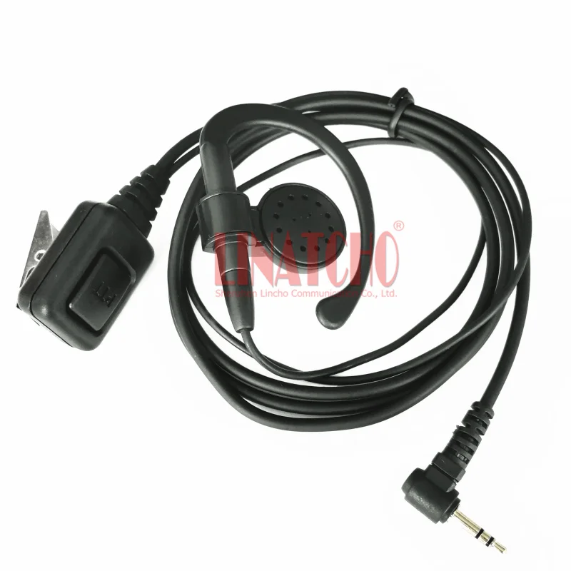 T5725 T5800 T5820 T5822 большая кнопка PTT Микрофон зажим ушной крючок рация наушники 2 5 мм