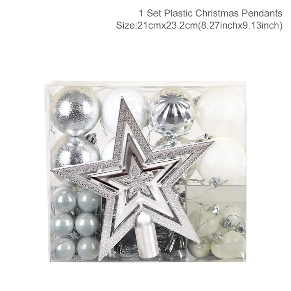 Christmas ornaments3 PATIMATE Рождественская елка юбка украшения Рождественская елка Подвески рождественские украшения для дома Navidad Новогодняя - Цвет: Christmas ornaments3