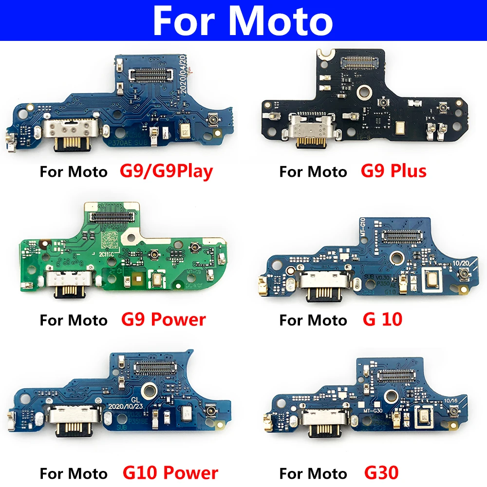 50 шт./лот USB-порт для зарядки микрофон док-разъем плата гибкий кабель Moto G Pro Stylus Play