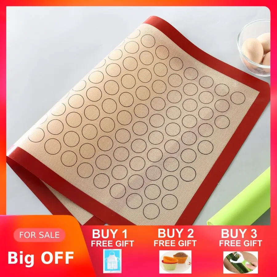 Силиконовый выпечка пирожных Макарон Mat для противни выпекания