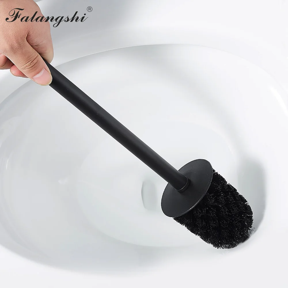 Bathroom Toilet Brush Holder Set Black Square Clean Tool Durable Vertical Toilet Brush Bathroom Cleaning Accessories WB8703 bathroom accessories toilet brush set toilet brush holder