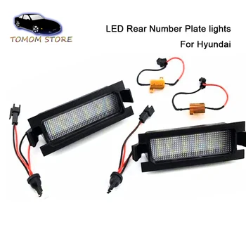 

2pcs Canbus No error white LED License plate light for Hyundai I30 CW GD Kia PRO Ceed auto accessory