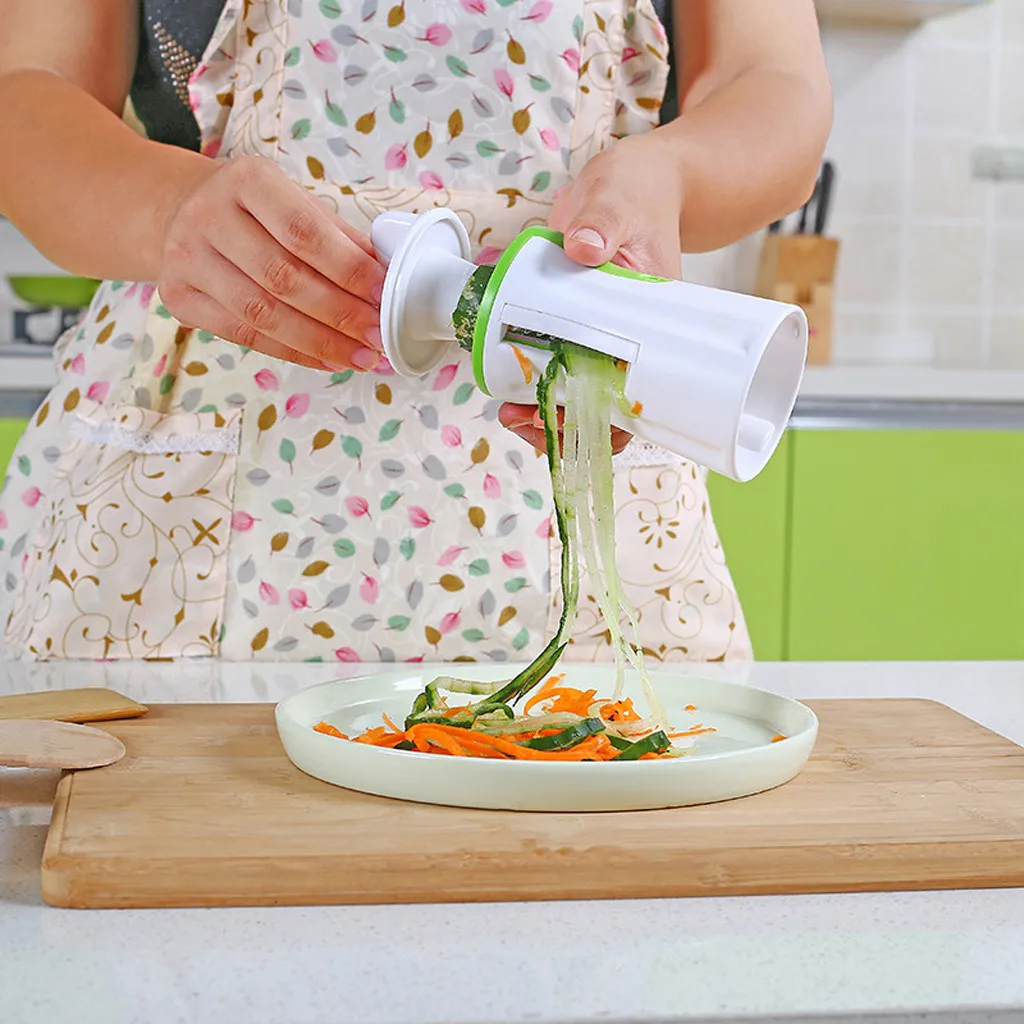 

Multi-function Spiral Funnel Wire Cutter Vegetable Grater for Carrots Cucumbers