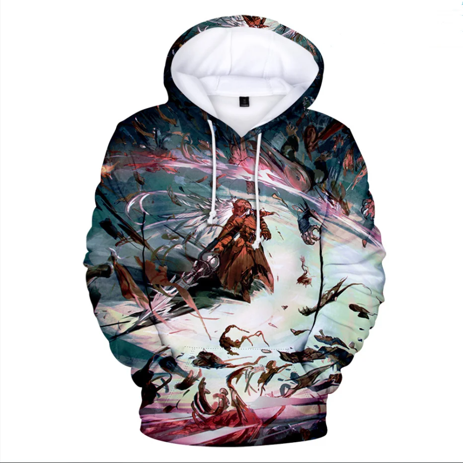 hoodie com capuz impressão 3d outono homem