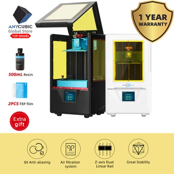 

Anycubic Photon-S Bundle 3D Printer 3d Dental Jewerly Upgraded Laser SLA/LCD UV Resin Slicer Desktop 2.8'' impresora 3d drukarka