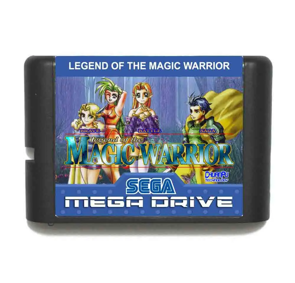 16-битная игровая карточка для Sega Mega Drive Genesis с легендой о волшебном воине |