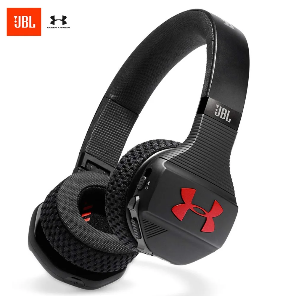 Под Armour JBL мкА TRAIN IPX4 устойчивое Bluetooth беспроводные наушники HiFi Fever спортивный плоский складной наушник с микрофоном