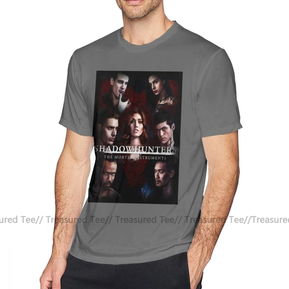 Shadowhunter футболка shadowhunter-Poster футболка забавная Пляжная футболка с короткими рукавами 100 хлопок мужская футболка с принтом