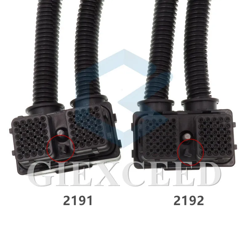 

60 Pin EFI ECU Connector 4995445 With Full Wires Computer Board Socket For Cummins