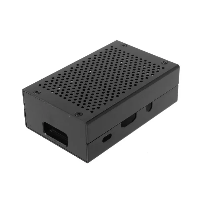 1Set Silver/Black Aluminum Alloy Case Metal Enclosure for Raspberry Pi 3 Model B