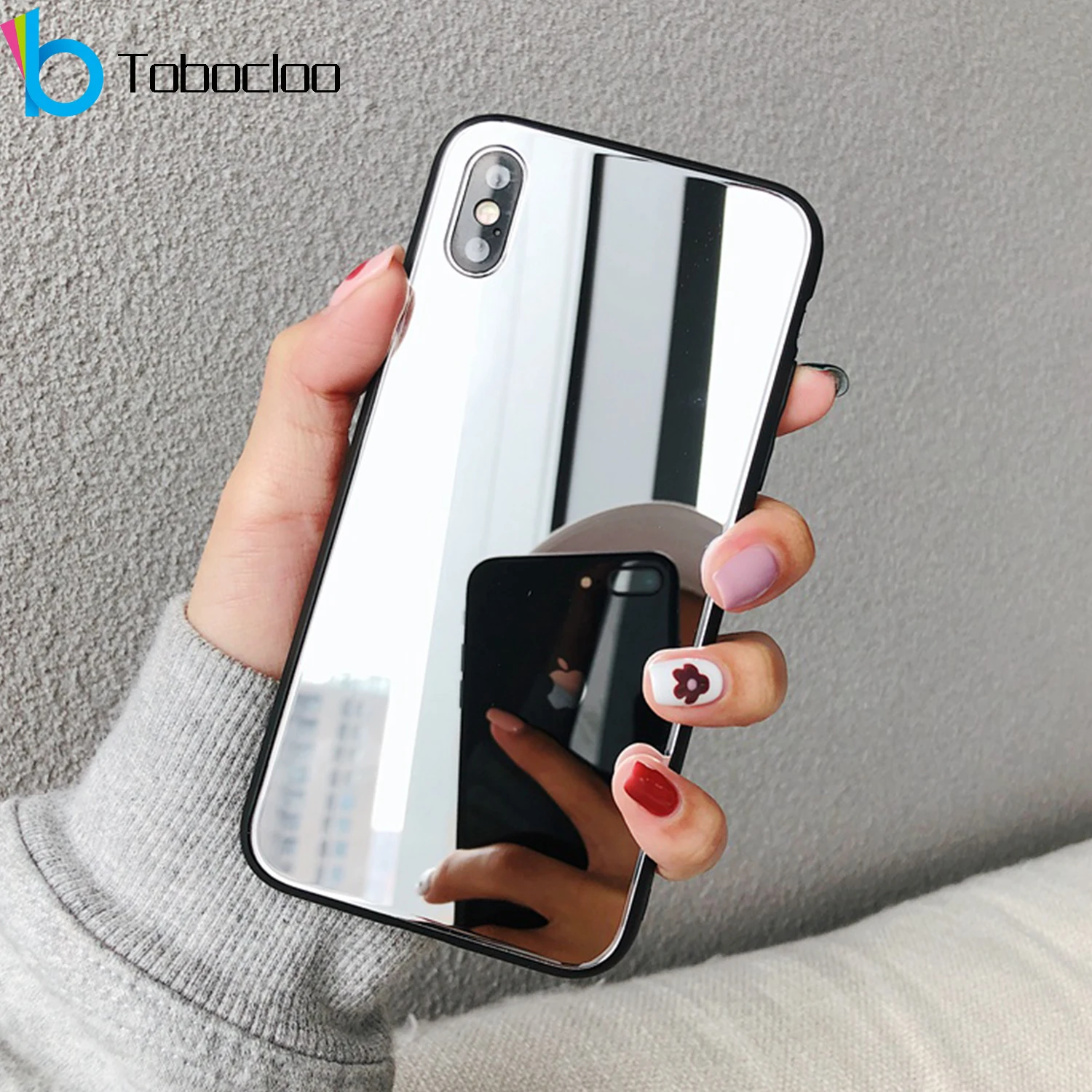 

Bling TPU Silicone Cover Arylic Full Mirror for iphone X XS MAX XR 6 6s Plus 7 8 Plus Soft Silicone edge Case Fashion Girl Women