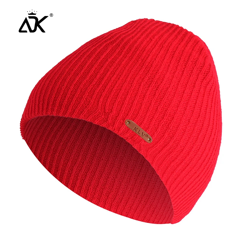 

Unisex Hats Simple Design Knitted Warm Cap Autumn Winter Gorros Label Decor Breathable Beanie Casual Stretchy Bonnet Woman Hats