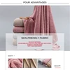 70x140cm Bamboo Charcoal Coral Velvet Bath Towel For Adult Soft Absorbent Microfiber Fabric Towel Household Bathroom Towel Sets ► Photo 3/6