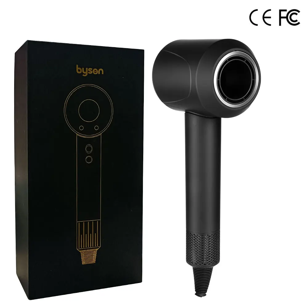 

Professional leafless blow hair dryer Anion strong wind smooth fast drying salon hairdryer dropshipping