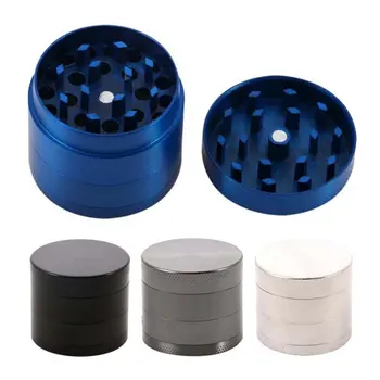 

New Sale Aluminum Herbal Herb Tobacco Grinder Smoke Grinders Grinders Smoking Pipe Container Accessories Smoking Herb CutterAuto