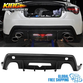 

Fit For 13-17 Scion FRS GT86 Type-T Style Rear Bumper Lip Spoiler Diffuser Urethane PU Global Free Shipping Worldwide