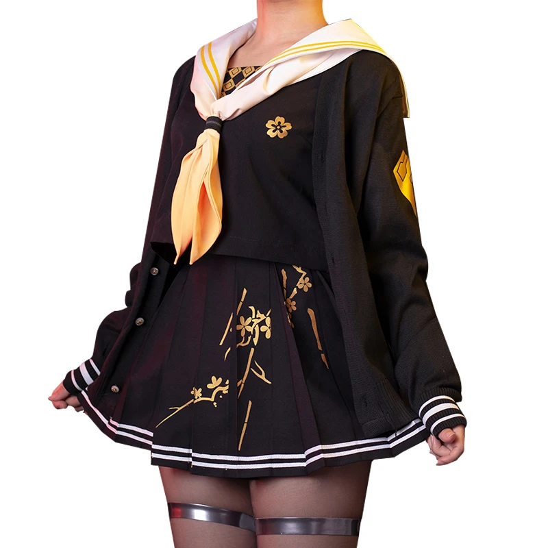 IJN Noshiro Azur Lane косплей s Косплей Костюм Униформа платье JK женский костюм моряка