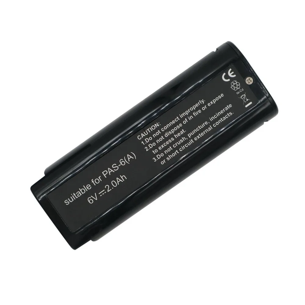 6V 2000mAh Ni-CD питающий инструментный Аккумулятор для PASLODE 404717 B20544E BCPAS-404717 BCPAS-404717SH IM350A IM200F18 IM350CT IM65A