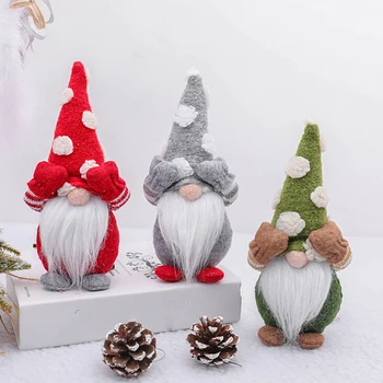 

Christmas Gnomes Elf Doll Merry Christmas Decor For Home Table 2020 Navidad Christmas Ornaments Xmas Gift New Year 2021